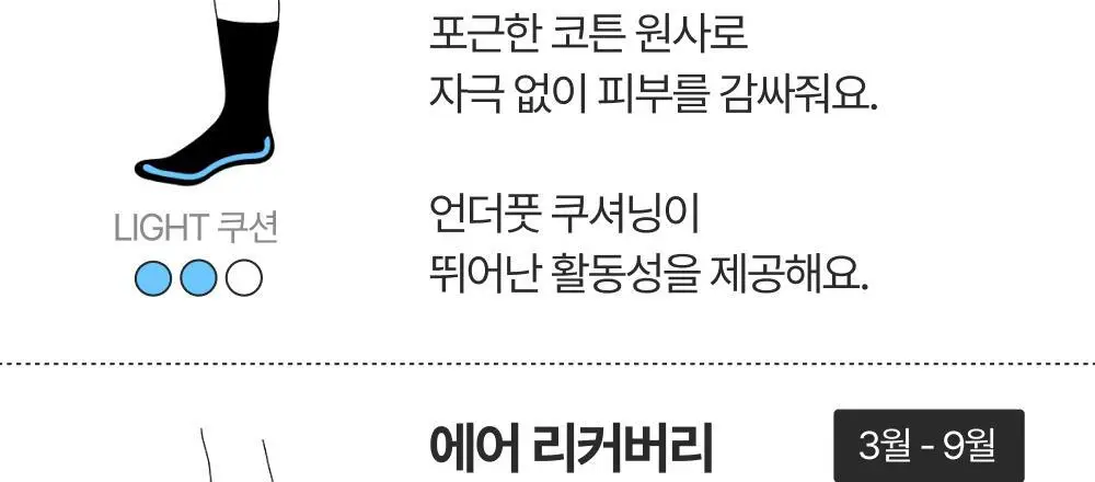 [3 PACK] 에어리쿨 크루 삭스 2 color (XS/S/M) 상세페이지 54